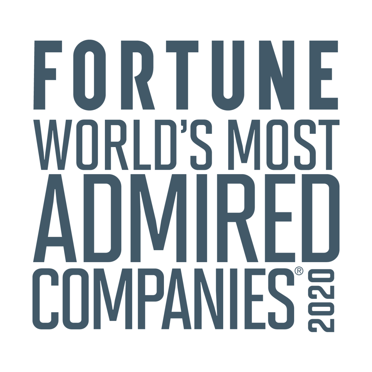 Fortune: World's Most Admired Companies - 2020